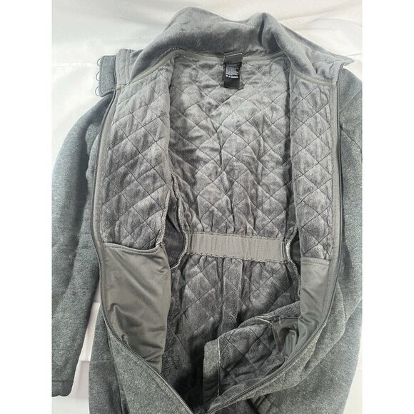 The North Face Caroluna Jacket Women's Size Medium Dark Gray Sherpa Lined - Picture 5 of 10